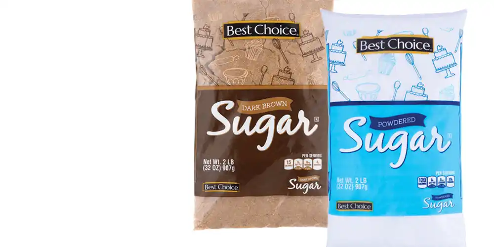 Best Choice Brown or Powder Sugar 2 lb.