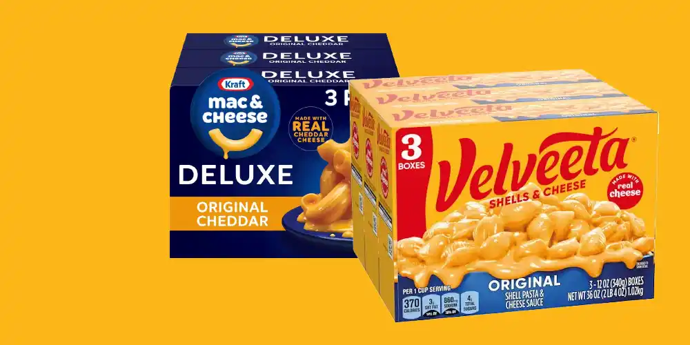 Kraft Deluxe Mac & Cheese or Velveeta Shells & Cheese