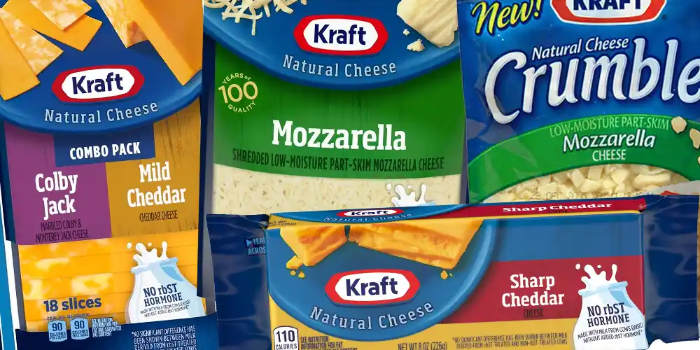 Kraft Natural Slices, Shreds, Chunks, or Crumbles 5-8 oz.