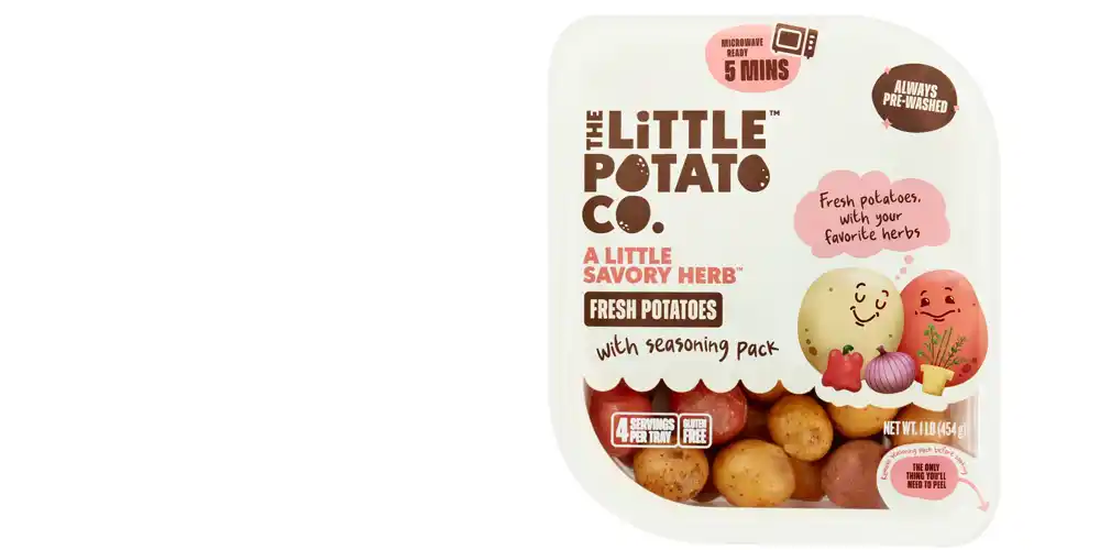 Little Potato Company Microwave Seasoned Baby Potatoes 1 lb. Tub