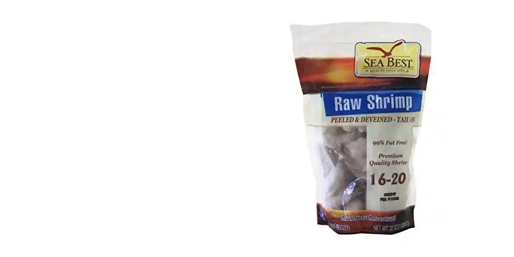 Seabest Raw Argentine Shrimp 16-20 ct. 2 lb. Bag