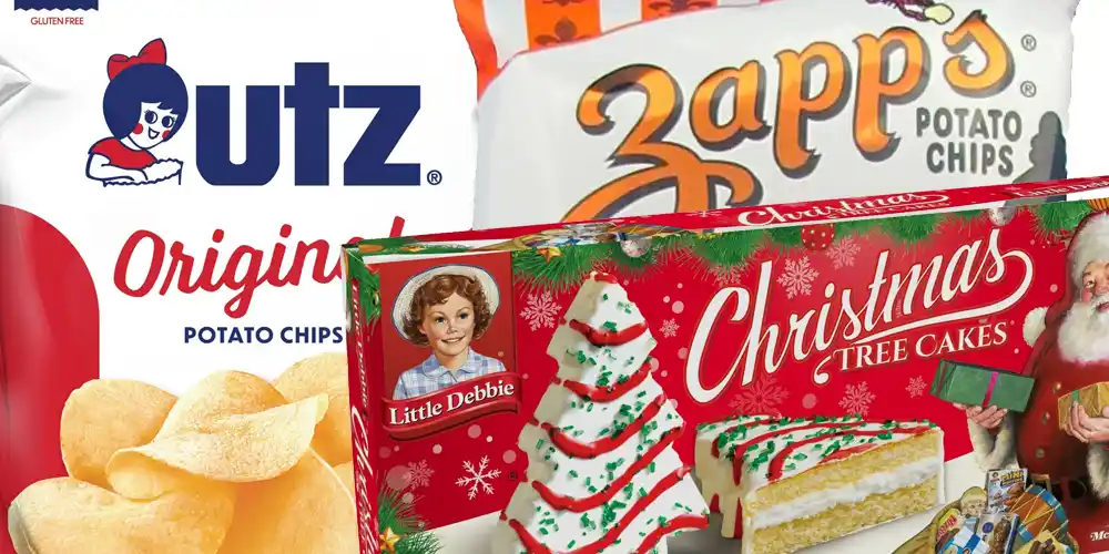 Utz, Zapps Potato Chips 7.75-8 oz. or Little Debbie Christmas Fam- ily Packs 6-10.5 oz. Your Choice