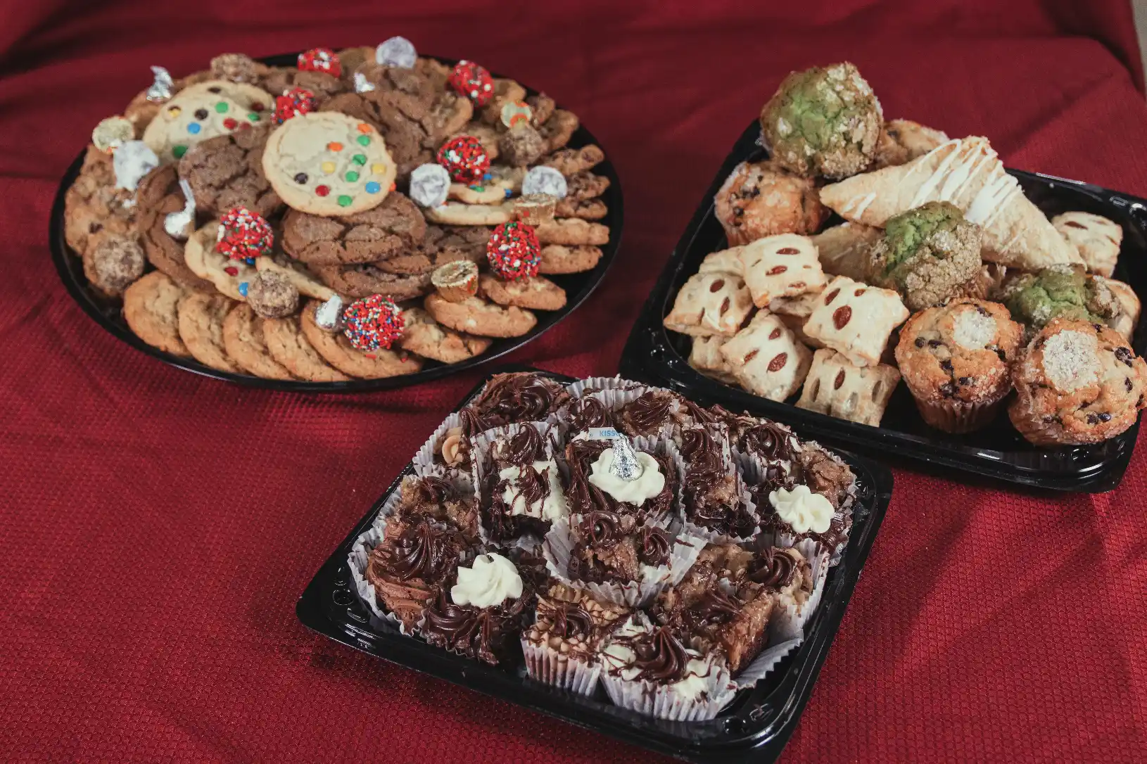 a colorful assortment of cookies