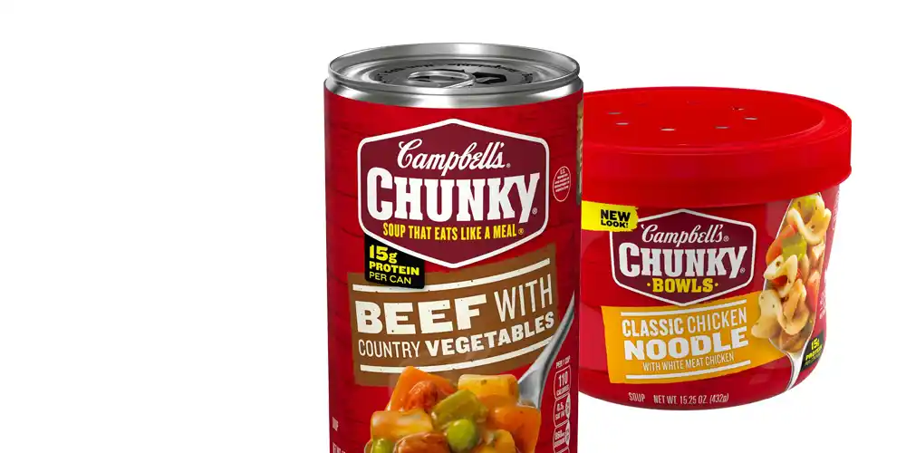 Campbell’s Chunky Soup or Bowls 15.25-19 oz.