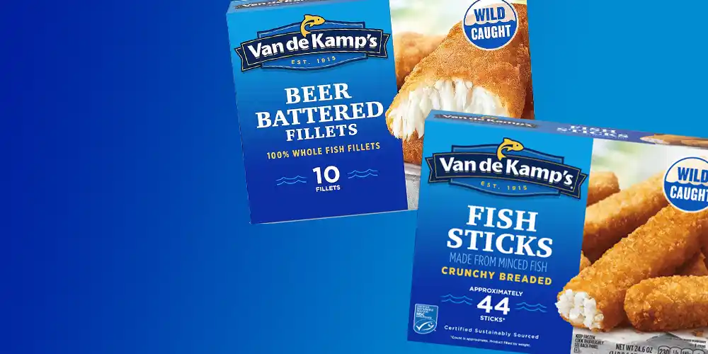 Van de Kamp Battered, Breaded Fish Sticks, Fillets or Tenders 18-25 oz