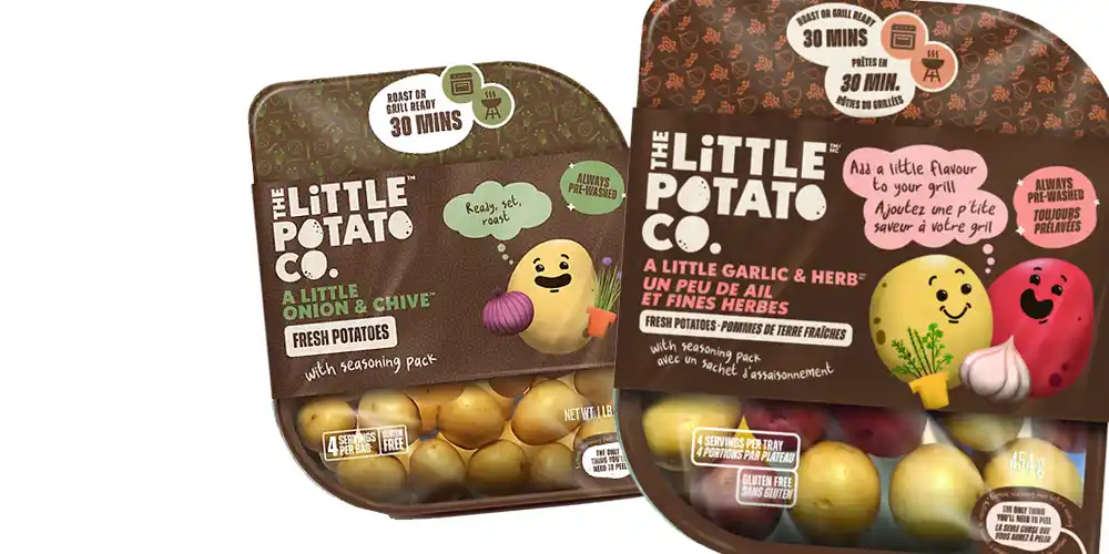 Little Potato Co. Garlic Herb, Onion & Chive Oven Tray Potatoes 1 lb