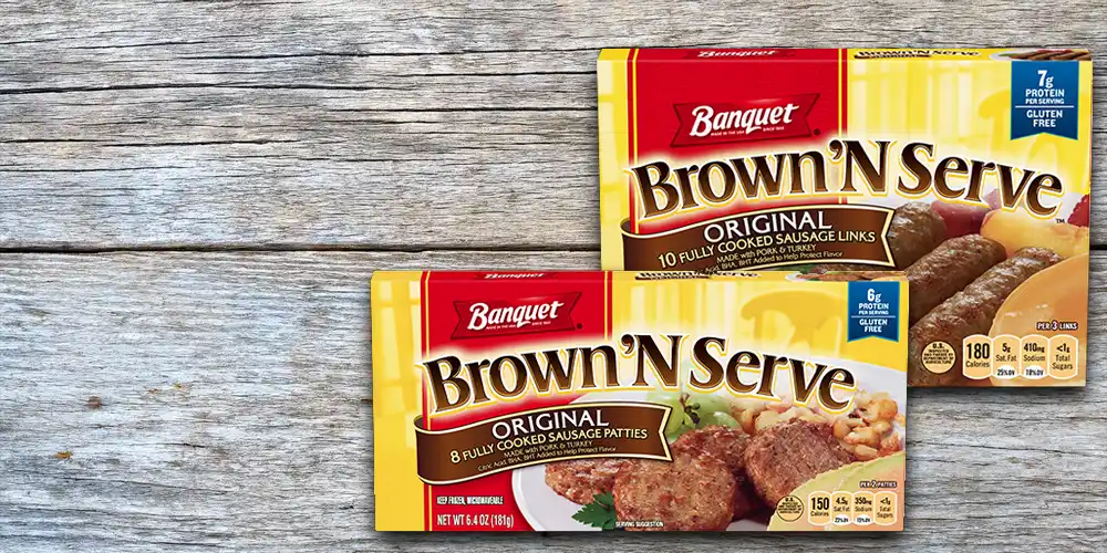 Brown & Serve Sausage Links or Patties 6.4 oz