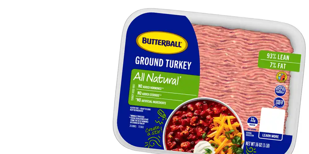 Butterball Fresh Ground Turkey 93% Lean 16 oz
