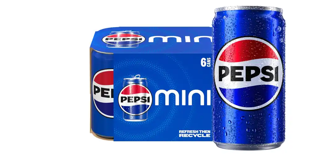 Pepsi Mini Cans 6 Pack 7.5 oz