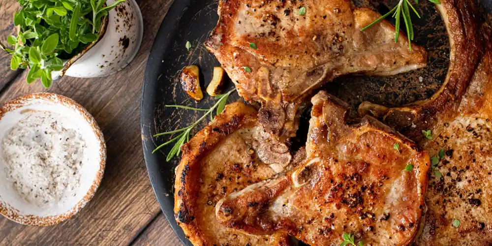 Family Pack Bone-In Pork Butt Steaks