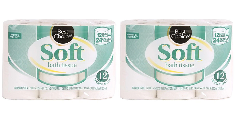 Best Choice Bath Tissue 6-12 Rolls