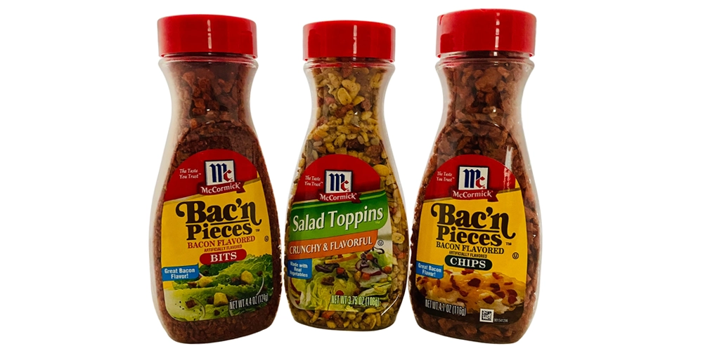 McCormick Bacon Bits and Salad Toppings 3.75-4.4 oz.