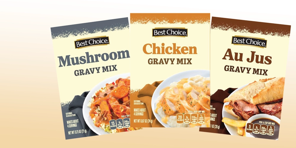 Best Choice Sauce and Gravy Mixes .75-1.5 oz