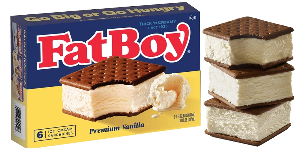FatBoy Ice Cream Sandwiches 6-9 ct.