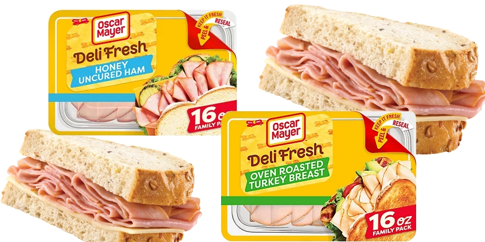 Oscar Mayer Deli Fresh Shaved Ham or Turkey 16 oz