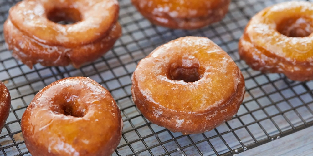 Pumpkin Iced donuts