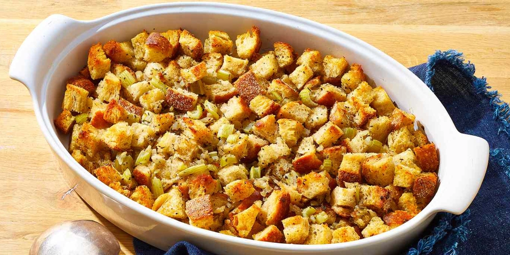 Made Fresh Stuffing Bread