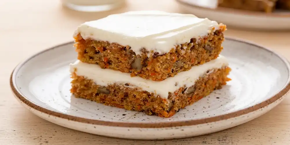Carrot Bar with Cream Cheese Icing