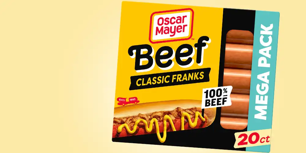 Oscar Mayer Mega Pack Beef Hot Dogs 30 oz.