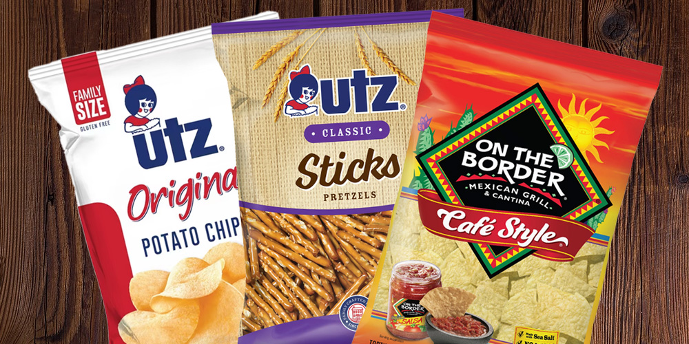 Utz Potato Chips, On the Border Tortilla Chips & Utz Pretzels